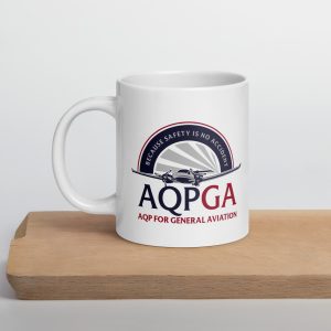 White glossy mug